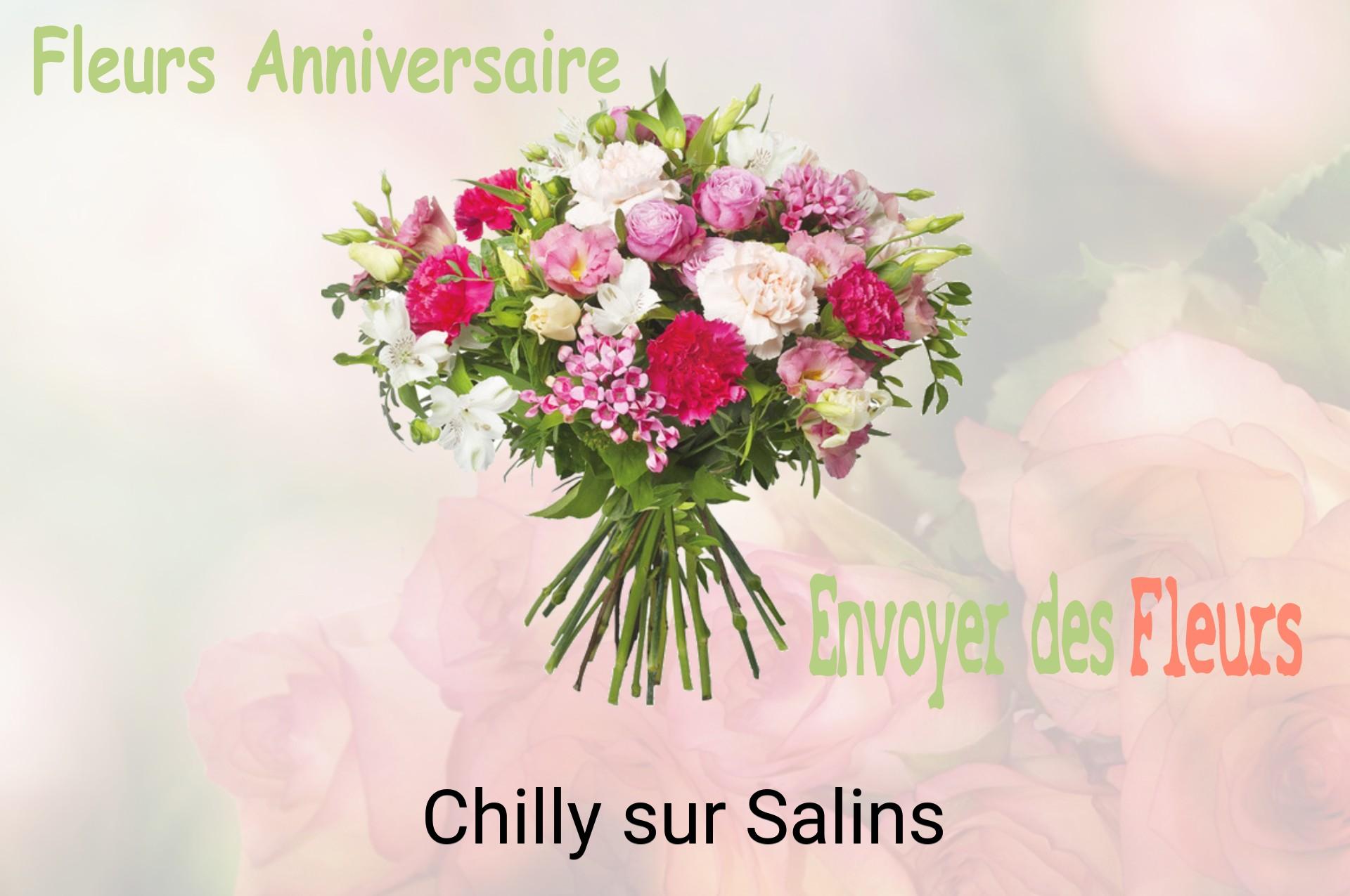Bouquet de fleurs d’anniversaire livré à Chilly-sur-Salins